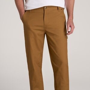American Tall LJ&S Stretch Canvas REGULAR-FIT Carpenter's Pants for Tall Men in